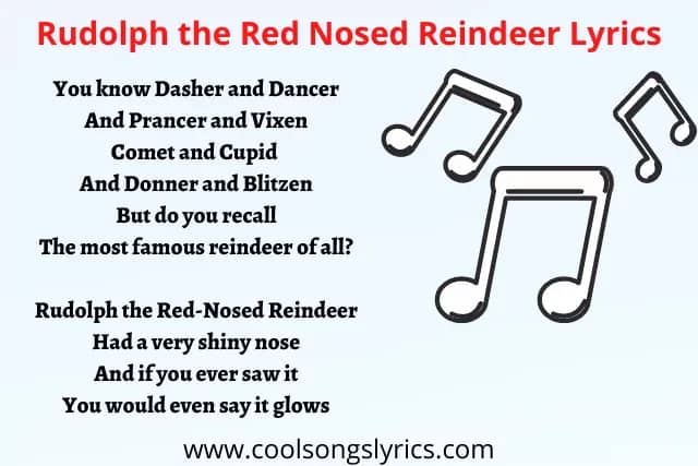 Rudolph The Red-Nosed Reindeer Lyrics